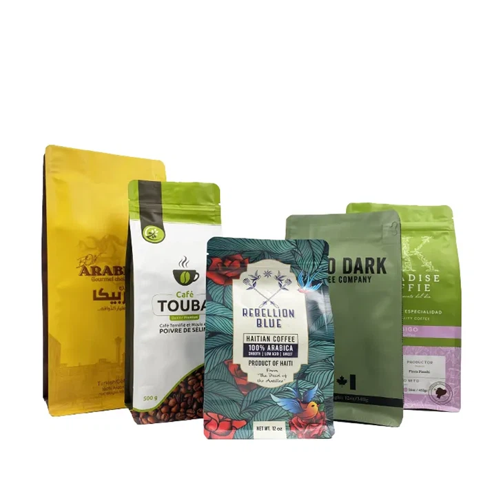 Flat Bottom Bag For Coffee