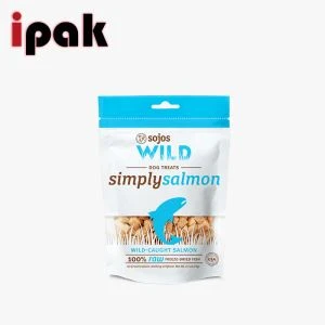 Tas Makanan Anjing Ziplock Plastik Ditutup Kembali Dengan Jendela Yang Jelas